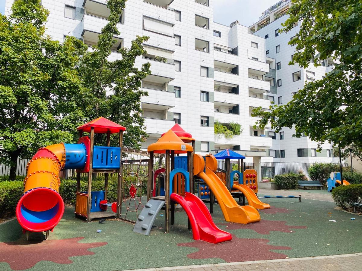 Appartamento con giardino max 6 persone sulla mm3 gialla Milano Esterno foto